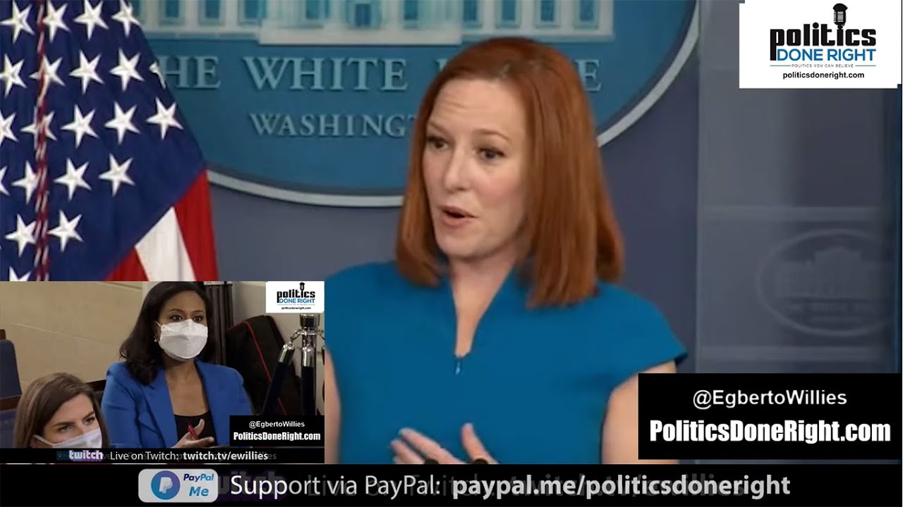Jen Psaki swats silly Fox News-like questions about Biden & Maxine Waters' Chauvin trial comments