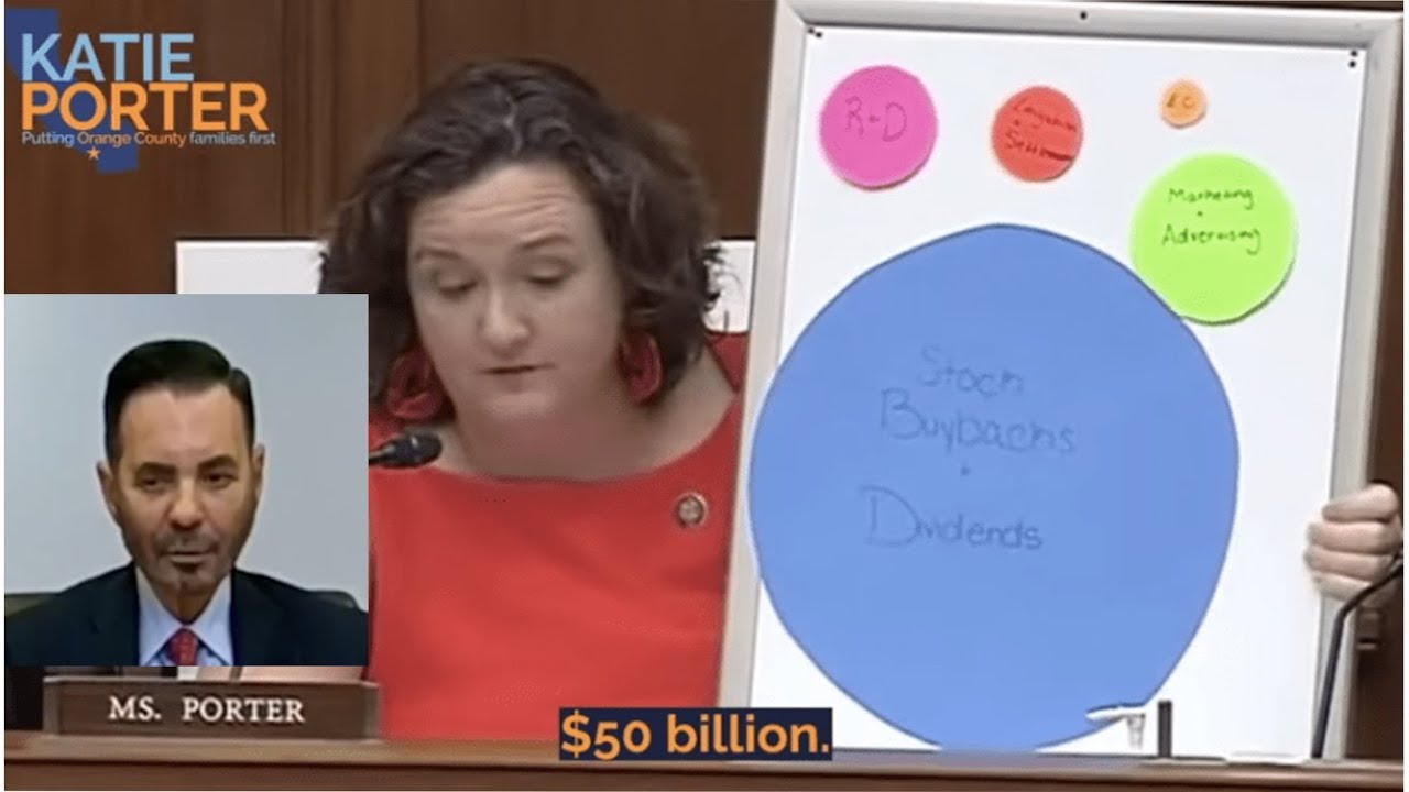 Rep. Katie Porter grills executive about the lying thievery of the pharmaceutical company