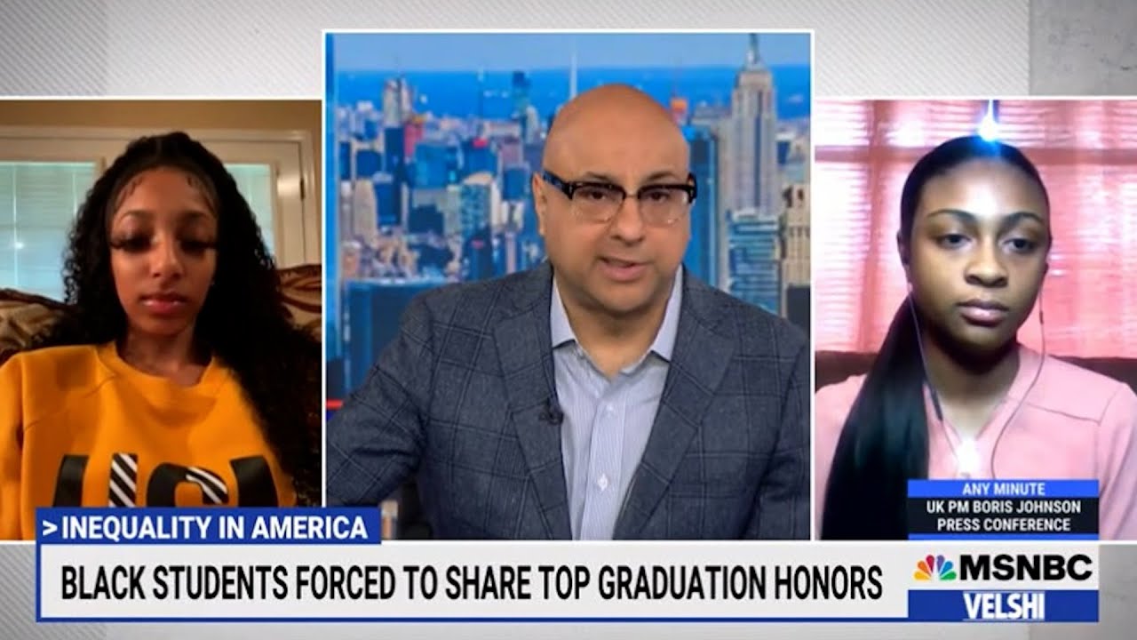 Black valedictorian & salutatorian forced to share award white students with less rigorous courses